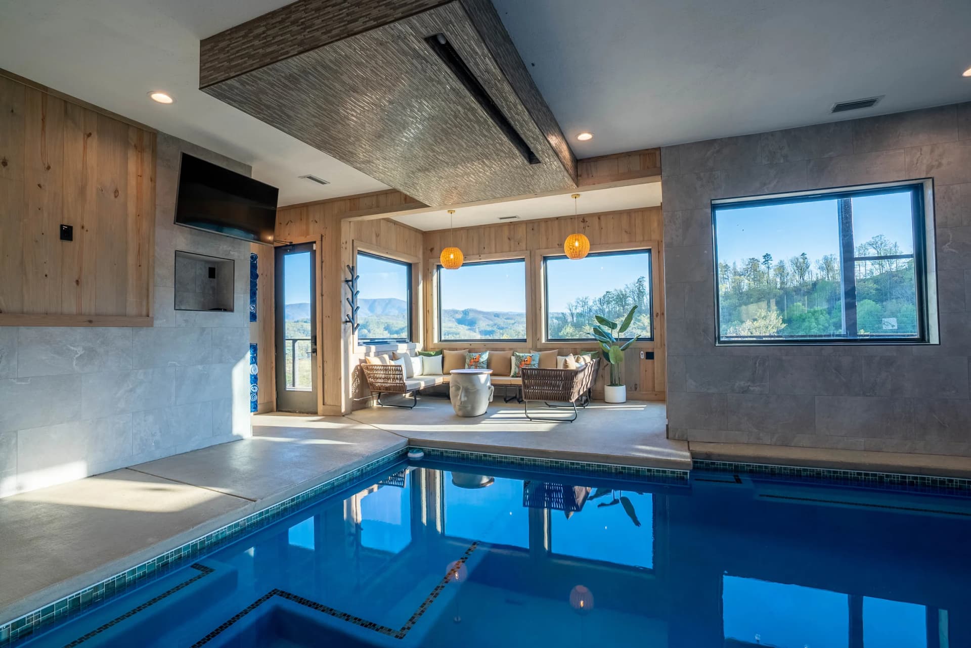 Luxury Cabin Indoor Pool Smoky Mountains