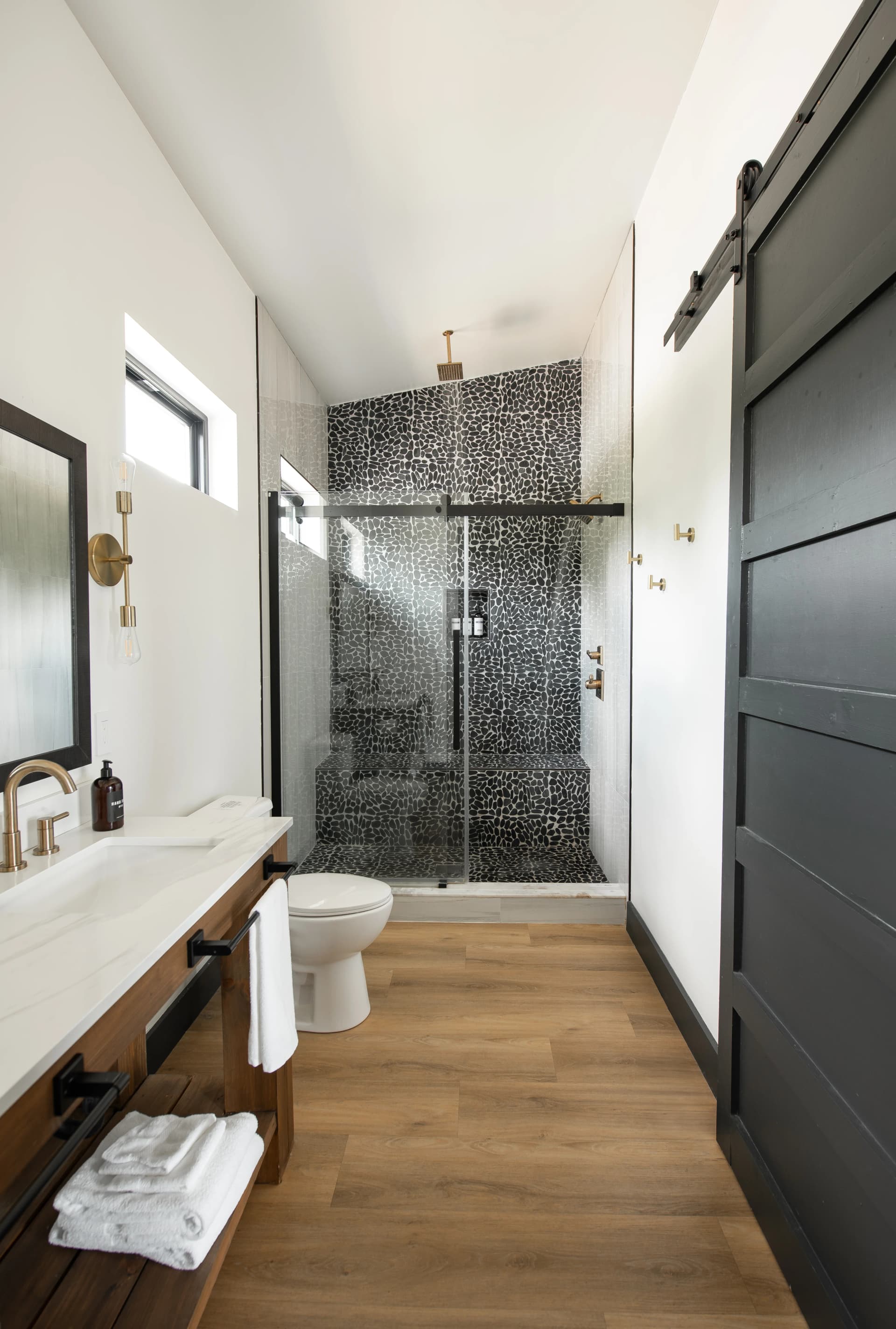 Luxury Cabin Bathroom Walk In Shower