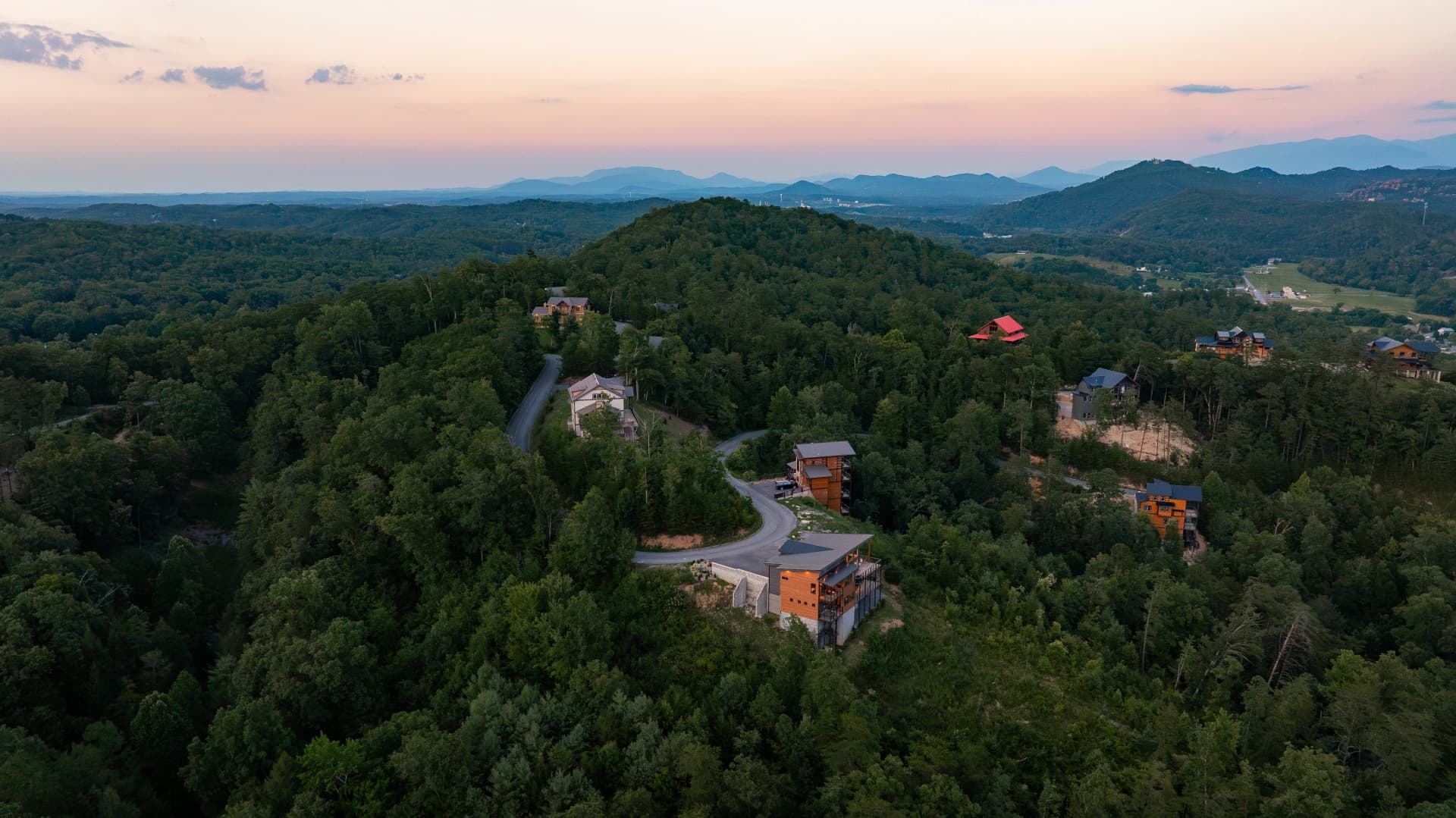 Smoky Mountains Sunset View