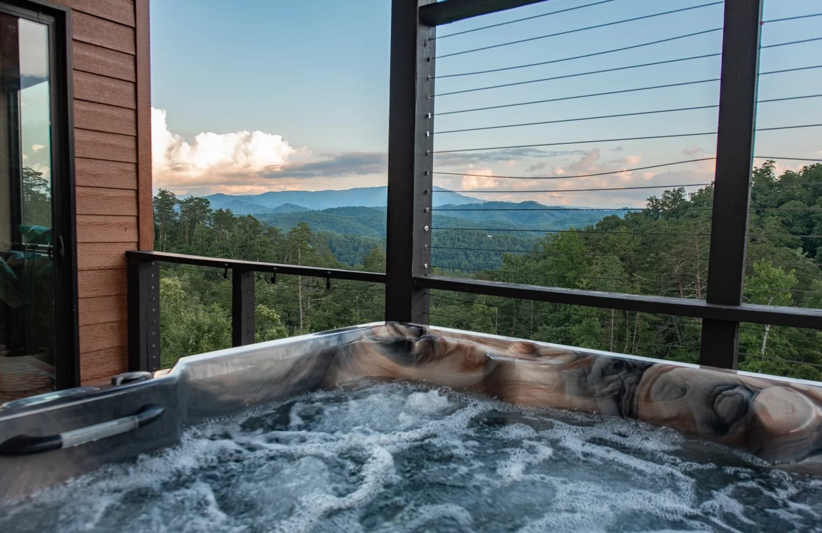 Pigeon Forge Cabin Rental With Hot Tub Mountain Views
